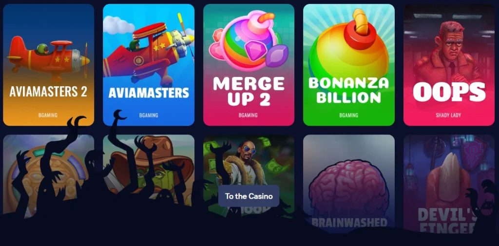 WinBeast Casino affiliate landing preview
